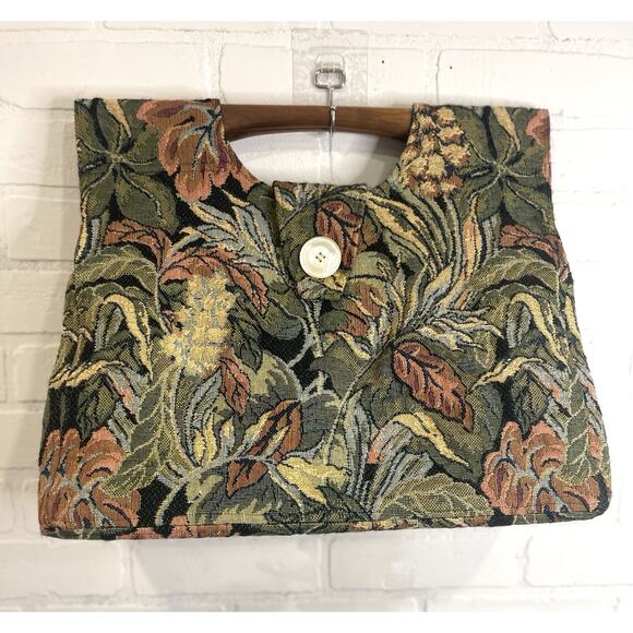 THE CARPETBAGGER SIZE MEDIUM TOTE, KNITTING BAG 14" X 17" X 6" | Vintage Sewing - Picture 1 of 13